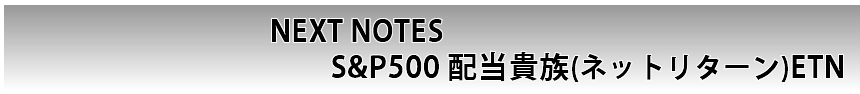 NEXT NOTES S&P500 配当貴族(ネットリターン) ETN